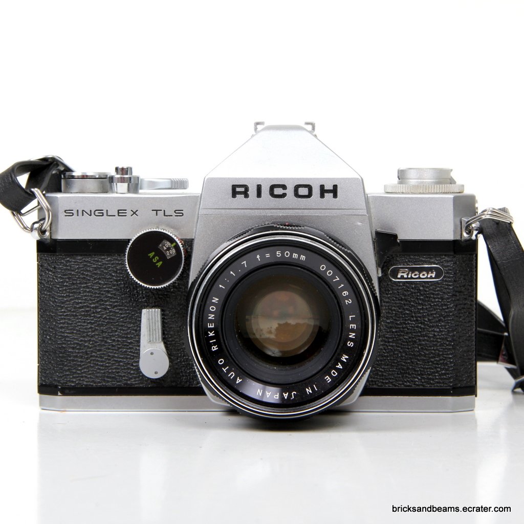 RICOH Singlex TLS SLR Film Camera 35MM FILM CAMERA with 11.7 50mm Lens