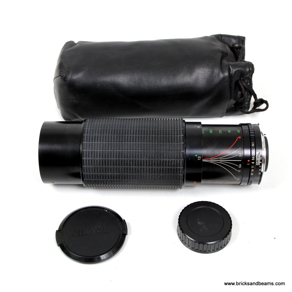 Nikura MC Mount 60300mm f 3.9 Zoom Lens w Soft Case for Nikon FG Others