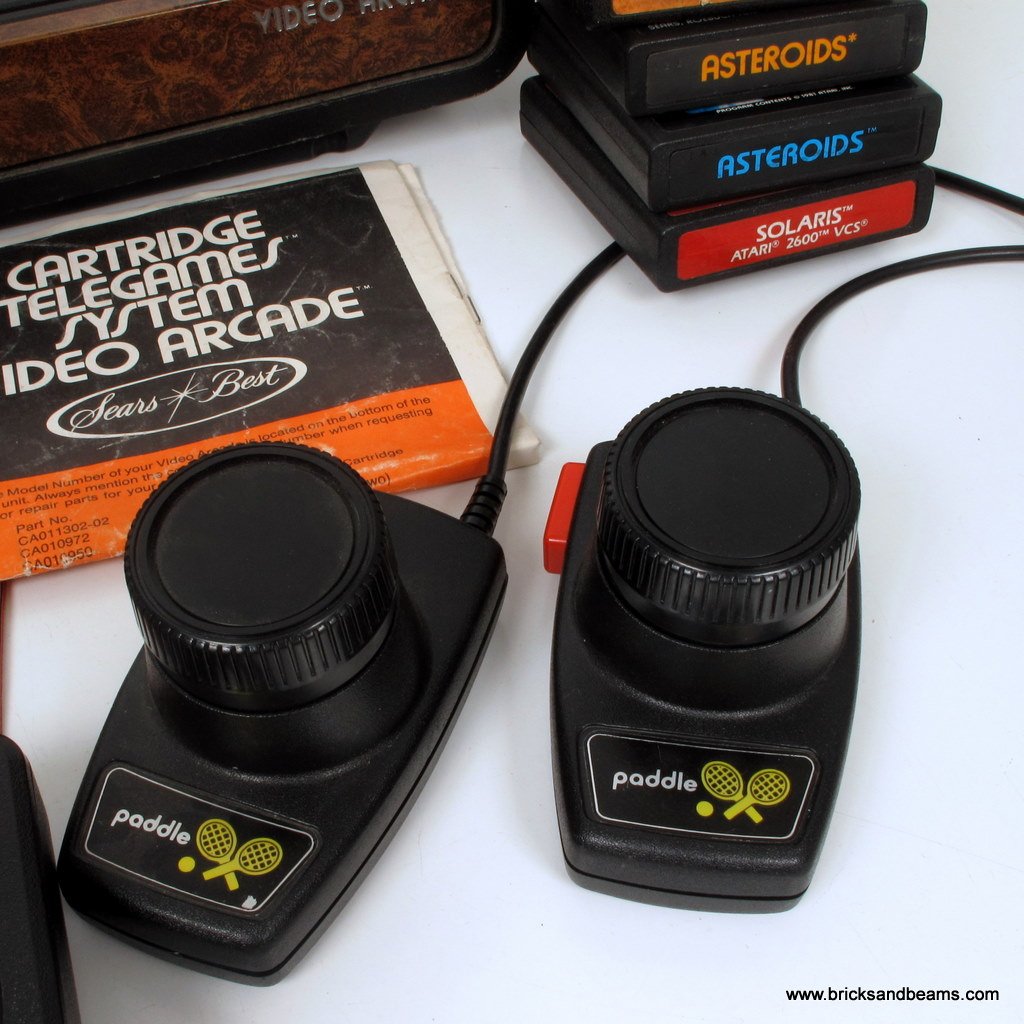 Sears Telegames Atari 2600 Heavy Sixer Deck Video Computer System w 11
