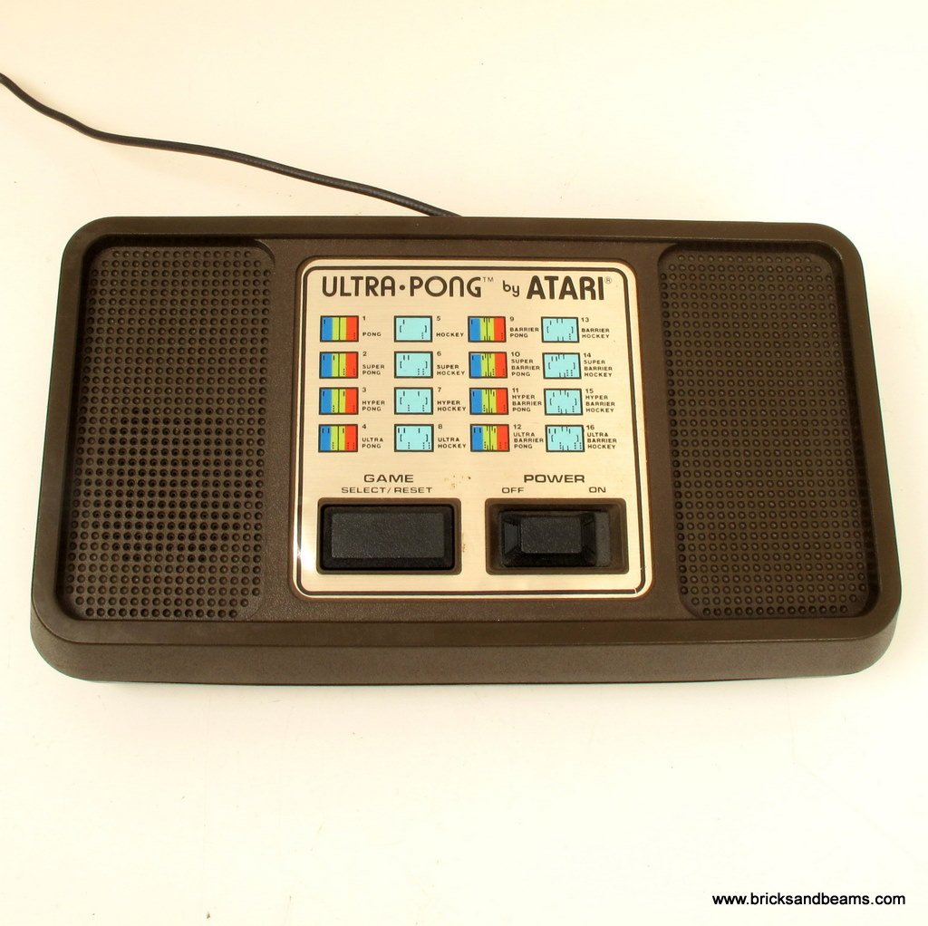 Atari Sears Pong Sports IV Game 4 Paddles with Box, Complete, Fun Tested!