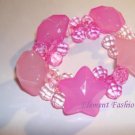 Pink Star Bracelet /Hair Tie #AH001