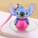 Stitch bell phone strap (pink)