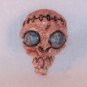 Zombie Skull Pin