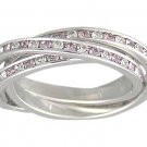 LAVENDER CUBIC ZIRCONIA ROLLING RING SIZE 5 6 7 or 9
