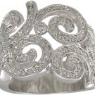 CLEAR CUBIC ZIRCONIA RING SIZE 6 or 10 JEWELRY