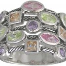 MULTI CUBIC ZIRCONIA CZ RING SIZE 5 6 7 8 or 9 JEWELRY