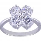 CLEAR CUBIC ZIRCONIA CZ RING SIZE 7 JEWELRY