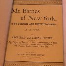 VERY OLD Mr. Barnes In NY Book! Antique! RARE and HTF!