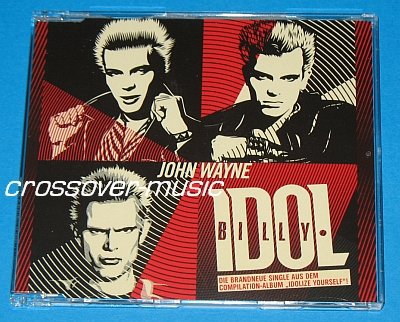 BILLY IDOL John Wayne 4TR CD SINGLE 2008 Cradle of Love