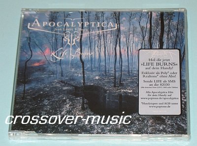 APOCALYPTICA Life Burns GER CD SINGLE THE RASMUS sealed