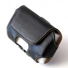 iPhone ipod Touch Leather wallet Case with Belt Clip (Black)