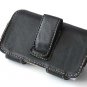 iPhone ipod Touch Leather wallet Case with Belt Clip (Black)