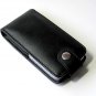 iPhone ipod Touch Leather Case Skin with Belt Clip (Black)