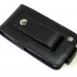 iPhone ipod Touch Leather Case Skin with Belt Clip (Black)