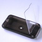 iphone Hard Crystal Clear Case with Cover (Black) + Belt Clip