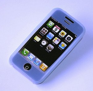 iPhone ipod Touch Silicone Protective Skin Case iTouch (Blue)