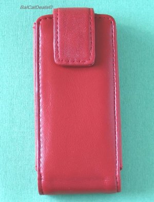 I pod Apple iPod Nano Leather Case Skin (Red)
