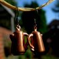 Handmade Earrings - Vintage coffee Pot Charms!
