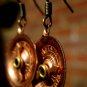 Handmade Vintage Roulette Earrings!