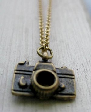 Handmade Tiny Camera Necklace