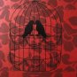 Handmade Card - Two Lovebirds in a Cage - With Love
