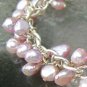 Freshwater Pearl- Silver Cha- Cha Bracelet - New !!