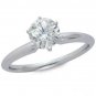 1/3 Carat Round Diamond Solitare Ring -14KG
