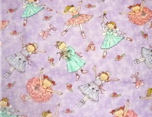 "Ballerina / Purple" Child Apron