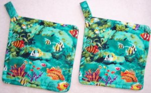 "Under the Sea" Potholder Set
