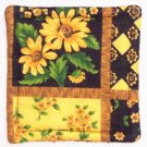 "Sunflowers - Black" Coaster Set of 4