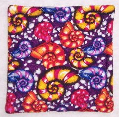 "Colorful Shells" Coaster Set of 4