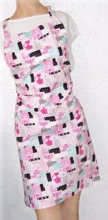 "Retro Kitty" Apron