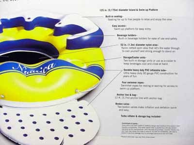 nautica pool float 83