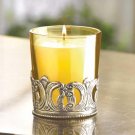Iron Scroll Votive Holder and Wax