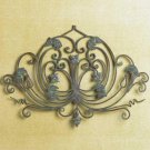 Verdigris Wrought Iron Wall Plaque