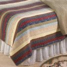 Striped Patchwork Quilt Cover