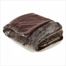 Gray Faux Fur Blanket - Twin Size
