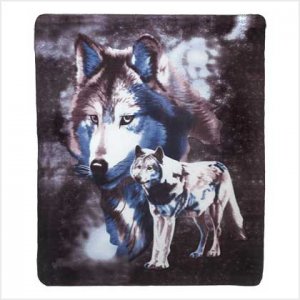 Wolves Fleece Blanket