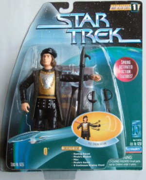 Star Trek TNG Q Galactic Gear Warp Factor Playmates Action Figure New Complete