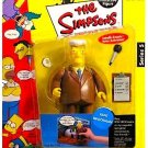 Kent Brockman Newscaster WOS Series Playmates Action Figure World of Springfield Toy