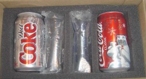 Coca Cola Polar Bears Santa Christmas Rare Unused Cans Classic Diet Coke