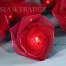 2 Packs of 35 Bulb Red Rose Flower Party / Christmas String Lights