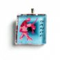 Ballroom Dance Salsa Couple Handmade Glass Tile Pendant