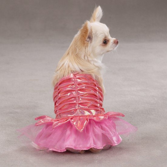 XXSMALL Princess Dress Halloween Dog Costume Pink