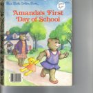 AMANDAS FIRST DAY OF SCHOOL