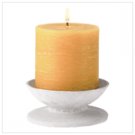Rustic Pedestal Candle Set