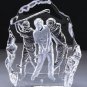 Crystal Golfer Sculpture