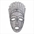 Tribal Mask Wall Sculpture