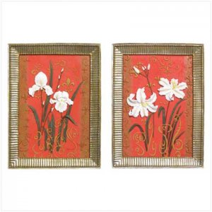 Floral Wall Plaques