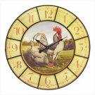 Oversized Rooster Clock